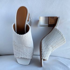 Neous Anguola Woven Leather Mules